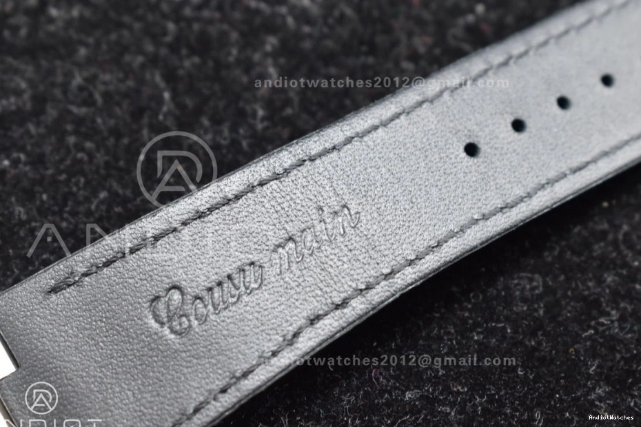 Black SportInspired Maker Dial Black 8F Overseas Strap on 932 Rubber SS 0426